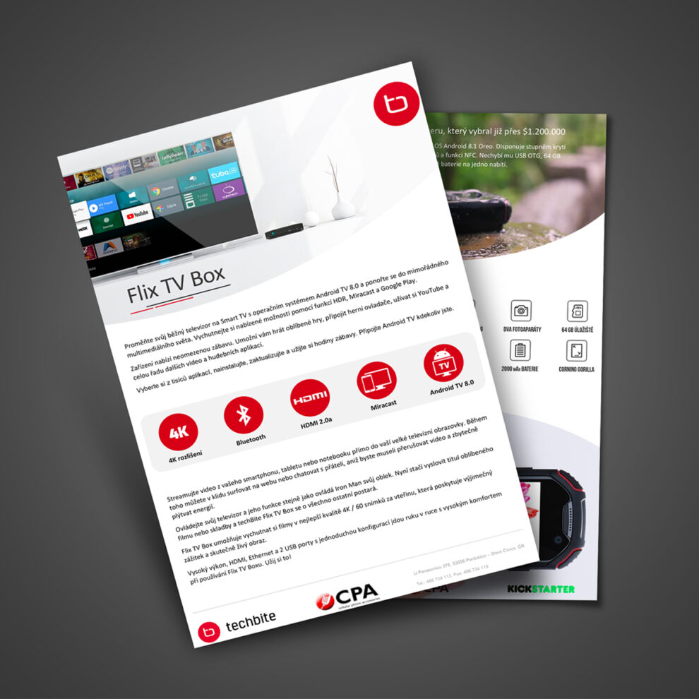 Produktové listy CPA Produktové listy CPA