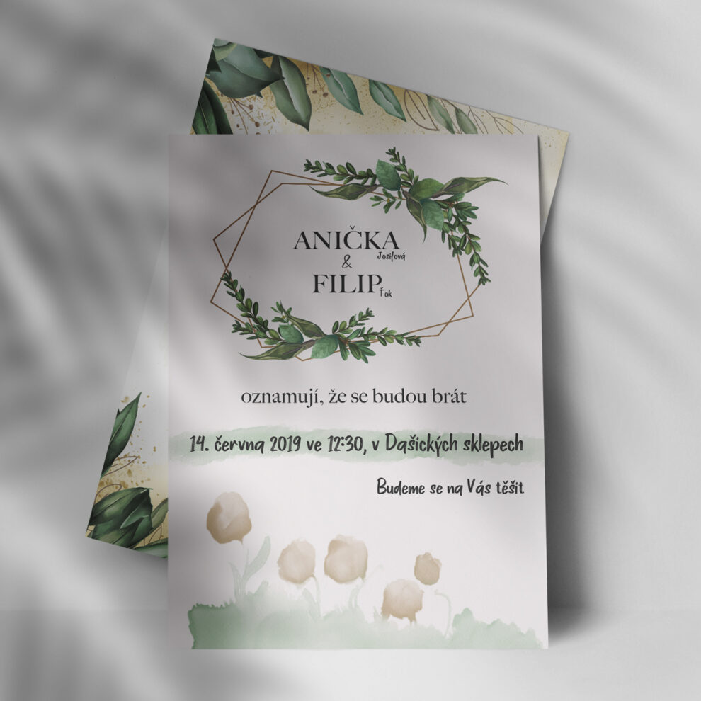 Svatební pozvánka Svatební pozvánka