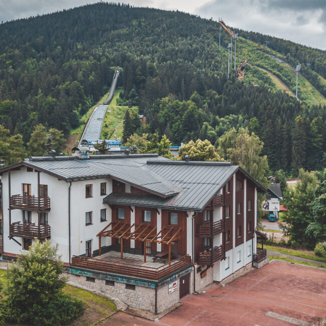 Focení objektu v Harrachově